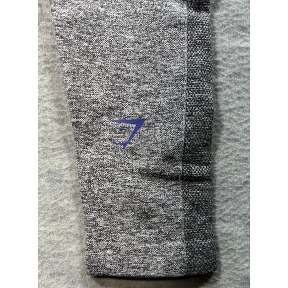 Gymshark Women's Gray & Blue Leggings Sz S Activewear Workout Yoga - Picture 5 of 6